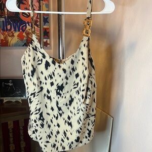 Stylish Black and White Women's Top